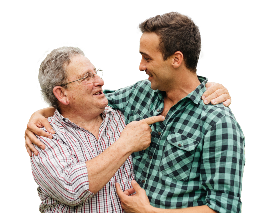 elderly-man-and-adult-son-talking-together